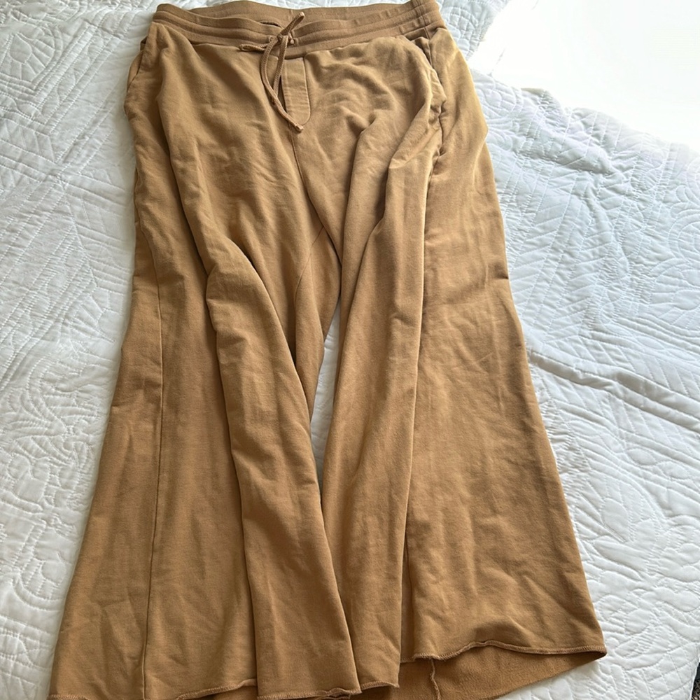 Cuyana French Terry Wide Leg Pants
